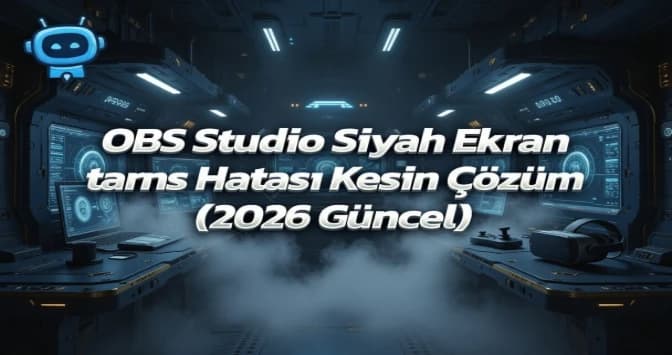 OBS Studio Siyah Ekran Hatası Kesin Çözüm (2026 Güncel)