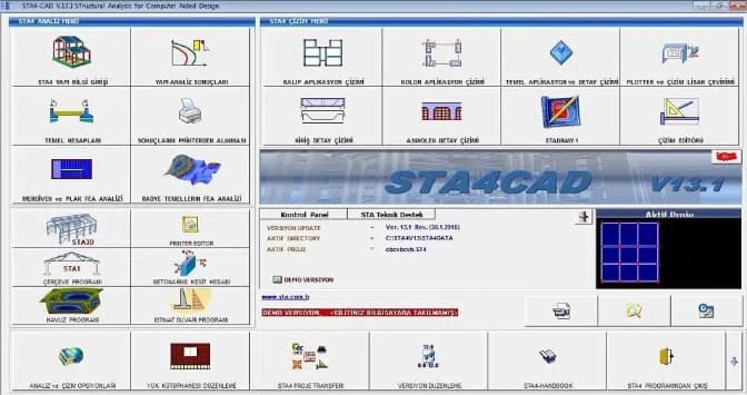 Sta4CAD Full Türkçe v11 v12 İndir + Kurulum ekran görüntüsü İndir - TecRelax Ücretsiz Yazılım