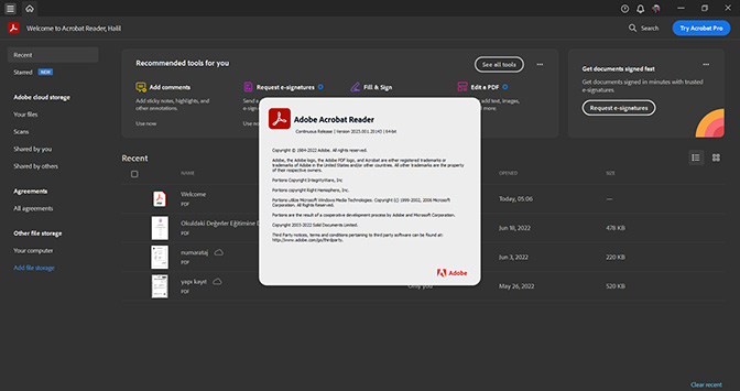 Adobe Acrobat Pro DC 2025 İndir – Full Türkçe ekran görüntüsü İndir - TecRelax Ücretsiz Yazılım