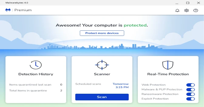 Malwarebytes Premium İndir – Full Türkçe ekran görüntüsü İndir - TecRelax Ücretsiz Yazılım