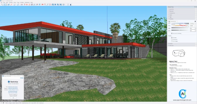 SketchUp Pro 2024 İndir – Full PC ekran görüntüsü İndir - TecRelax Ücretsiz Yazılım